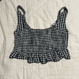 Women’s American eagle checkered crop top
